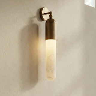Capsule Linear Alabaster Wall Sconce - Vidirlighting
