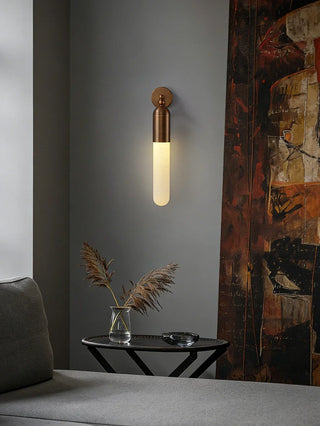 Capsule Linear Alabaster Wall Sconce - Vidirlighting