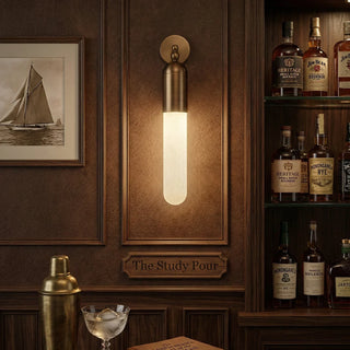 Capsule Linear Alabaster Wall Sconce - Vidirlighting