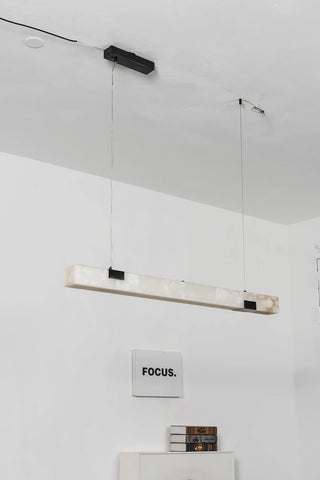 Cary Alabaster Strip Pendant Light