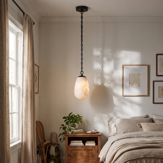 Cascade Alabaster Chain Chandelier