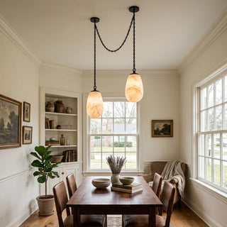 Cascade Alabaster Chain Chandelier