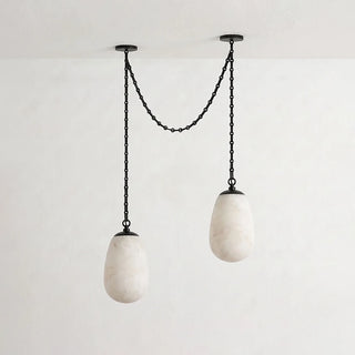 Cascade Alabaster Chain Chandelier