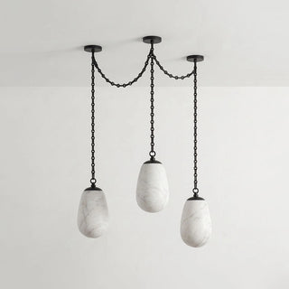 Cascade Alabaster Chain Chandelier