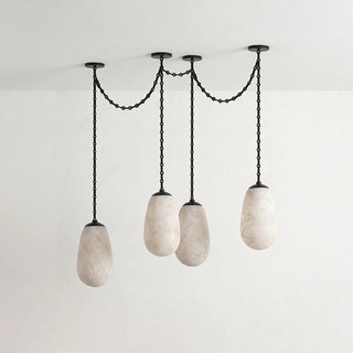Cascade Alabaster Chain Chandelier