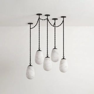 Cascade Alabaster Chain Chandelier