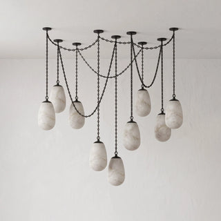 Cascade Alabaster Chain Chandelier
