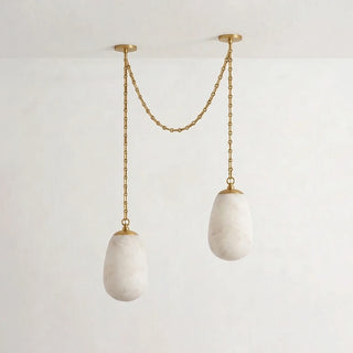 Cascade Alabaster Chain Chandelier