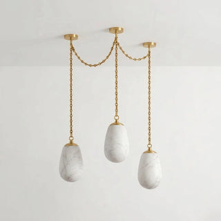 Cascade Alabaster Chain Chandelier