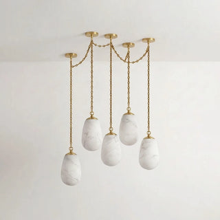 Cascade Alabaster Chain Chandelier