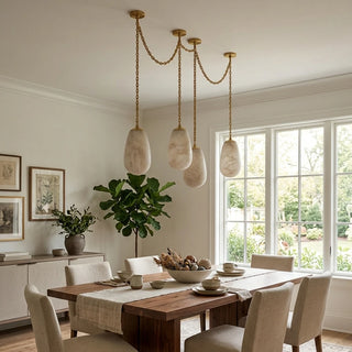 Cascade Alabaster Chain Chandelier