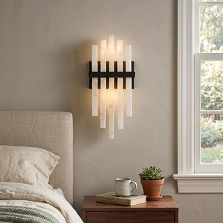 Cascading Alabaster Bar Wall Light