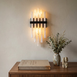 Cascading Alabaster Bar Wall Light