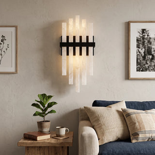 Cascading Alabaster Bar Wall Light