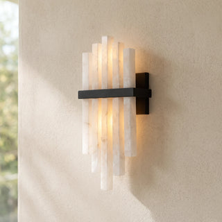 Cascading Alabaster Bar Wall Light