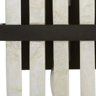 Cascading Alabaster Bar Wall Light