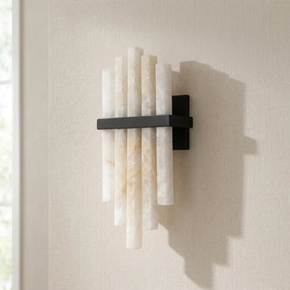 Cascading Alabaster Bar Wall Light