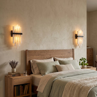 Cascading Alabaster Bar Wall Light