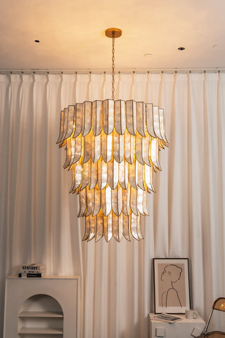 Cascara Cascara Capiz Shell Chandelier
