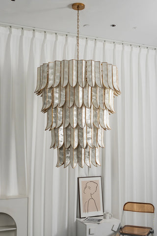 Cascara Cascara Capiz Shell Chandelier