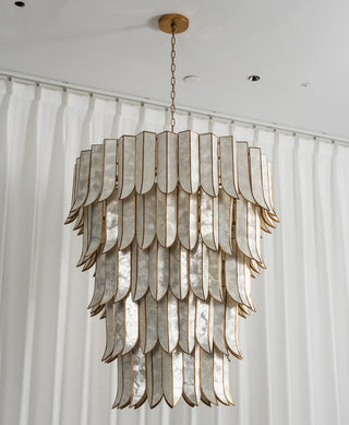Cascara Cascara Capiz Shell Chandelier