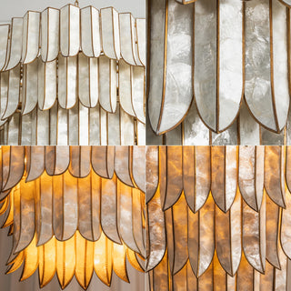 Cascara Cascara Capiz Shell Chandelier