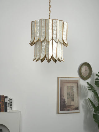 Cascara Cascara Capiz Shell Chandelier