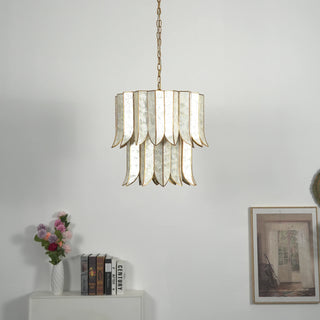 Cascara Cascara Capiz Shell Chandelier