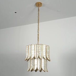 Cascara Cascara Capiz Shell Chandelier