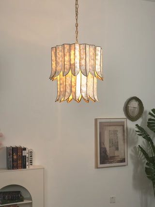Cascara Cascara Capiz Shell Chandelier