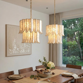 Cascara Cascara Capiz Shell Chandelier