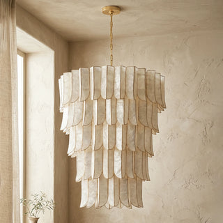 Cascara Cascara Capiz Shell Chandelier