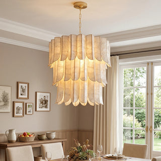 Cascara Cascara Capiz Shell Chandelier