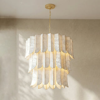 Cascara Cascara Capiz Shell Chandelier