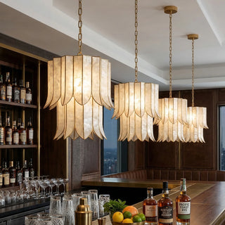 Cascara Cascara Capiz Shell Chandelier