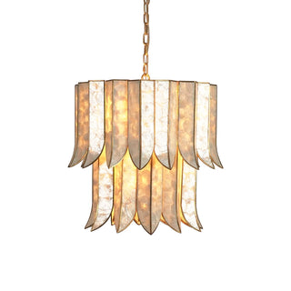 Cascara Cascara Capiz Shell Chandelier