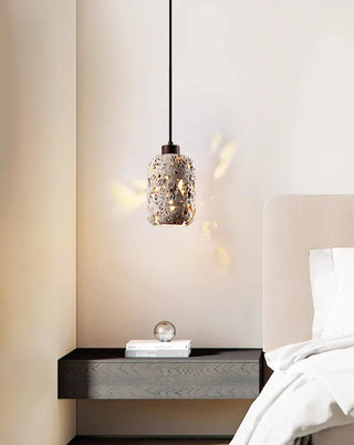 Cava Volcanic Rock Travertine Pendant Lamp