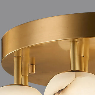 Clustered Aurelia Alabaster Globe Ceiling Light