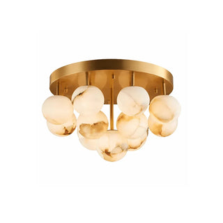 Clustered Aurelia Alabaster Globe Ceiling Light