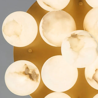 Clustered Aurelia Alabaster Globe Ceiling Light
