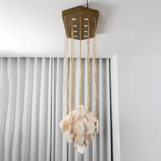 Natural Alabaster Chandelier