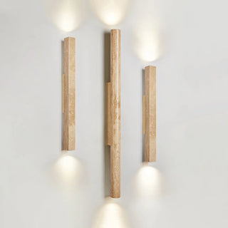 Column Travertine Wall Light - Vidirlighting