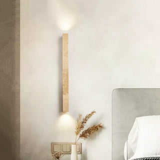 Column Travertine Wall Light - Vidirlighting