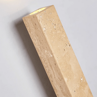 Column Travertine Wall Light - Vidirlighting