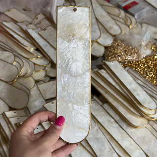 Columnar Capiz Shell Chandelier