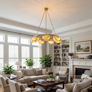 Corda Alabaster Bowl Chandelier