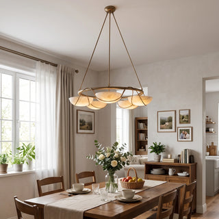 Corda Alabaster Bowl Chandelier
