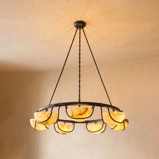 Corda Alabaster Bowl Chandelier