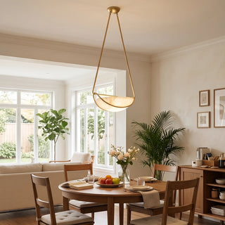 Corda Alabaster Bowl Chandelier