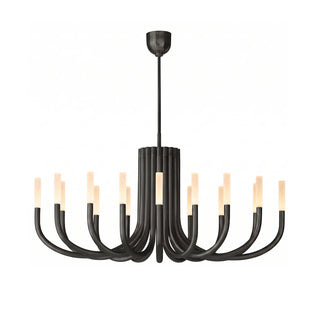 Corin Curved Arm Candle Chandelier